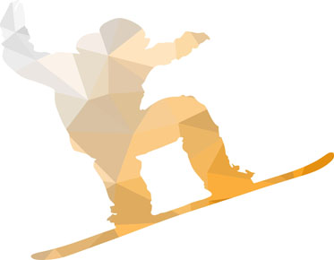 skiing vector 